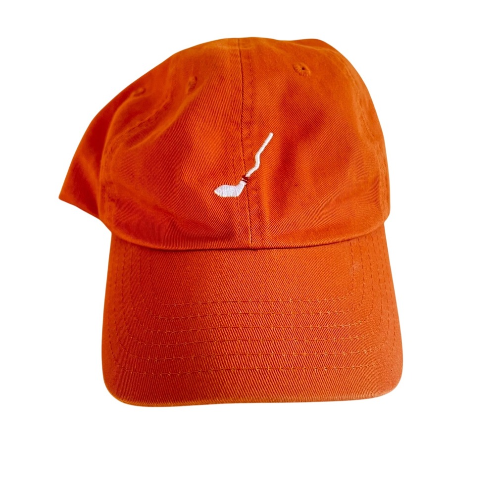Crooked Stick Golf Imperial Mens Orange Golf Club Embroidered Cotton Dad Hat